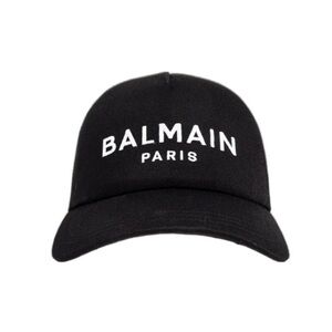 Balmain Logo Embroidered Baseball Cap